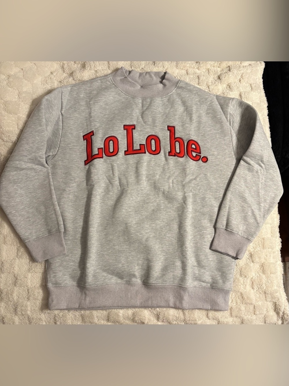Gray Logo Crewneck Sweater - Women's